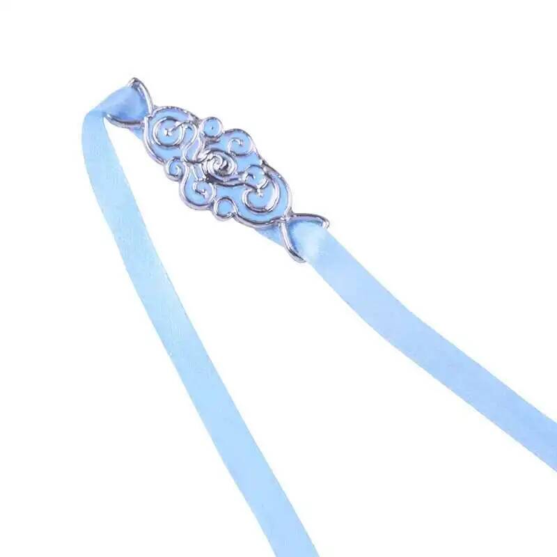 Cosplay Props - 1 個悪魔栽培の団長 Lan Wangji ヘアアクセサリーヘッドバンドコスプレ小道具の装飾男性少年クリスマスギフト