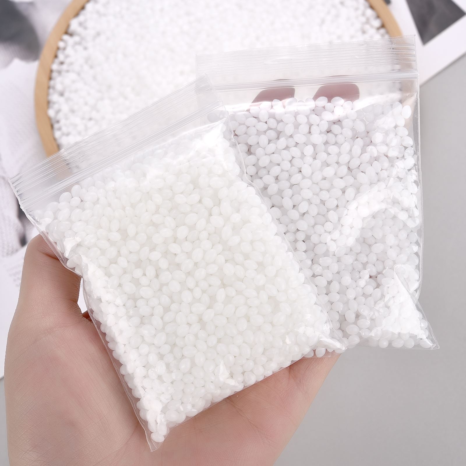 Thermoplastic Pellet - 熱可塑性のあるプラスチック別名ポリマーフペレットポリモア、DIYセラミックツール、モデリングクレイ、陶器アート、20g、50g、100g