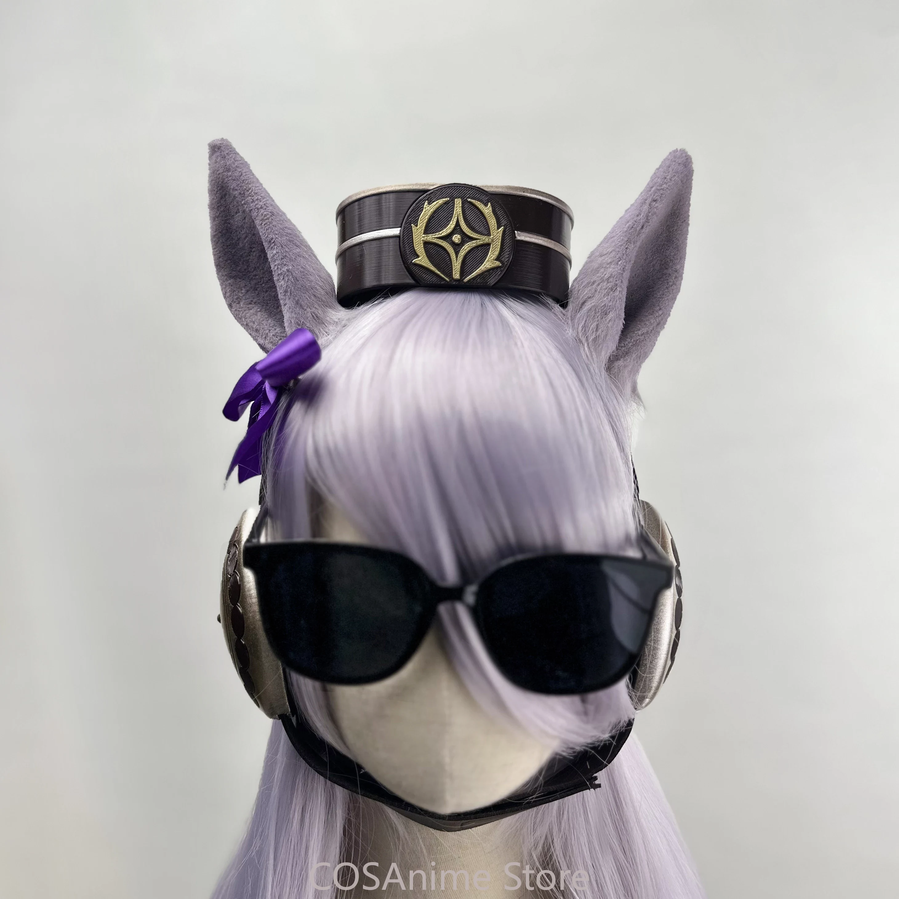 Cosplay Props - プリティーダービーゴールドシップアニメゲームコスプレ耳動物耳コスプレ小道具帽子ヘアバンドヘアピンロールプレイハロウィンギフト