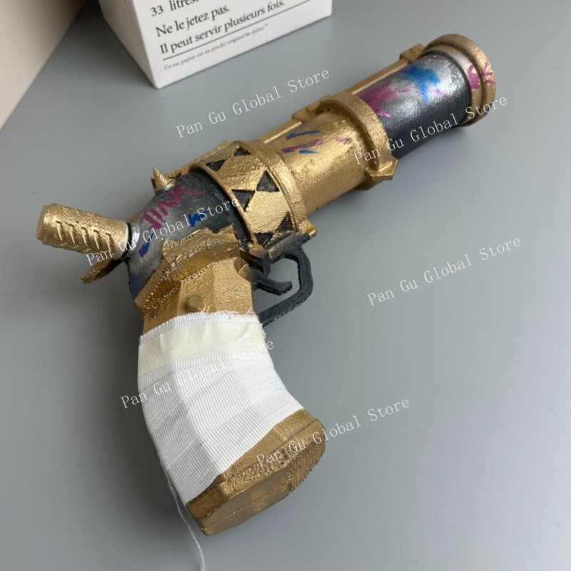 Cosplay Prop Katana - 28 センチメートル/11.02 インチジンクスピストルカスタマイズされた 3D プリントコスプレ刀モデル小道具ゲーム周辺機器おもちゃの銃工芸品ギフトグッズディスプレイ