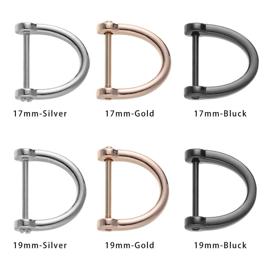 D Ring Strap - DIYショルダーウェビングバックルバッグストラップアクセサリーレザークラフトクラスプオープンスクリューDリングバックル