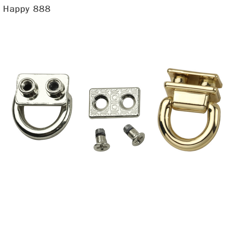 D Ring Strap - DリングバッグサイドクリップバックルネジハンドバッグチェーンハンドルコネクタバッグストラップベルトハンガーDIYハードウェアバッグアクセサリー