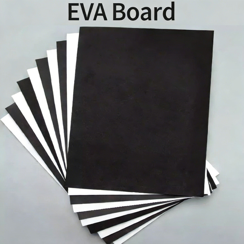 Cosplay Prop Foam Board - 黒色の非粘着性EVAフォームボード、白いシートスポンジ、コスプレ小道具、フィギュア素材、内側の裏地パッド用の緩衝材