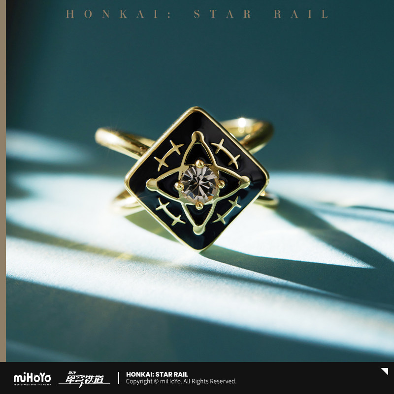 Anaxa Cosplay Prop - MIHOYO ゲーム Honkai スターレール アナクサテーマ印象シリーズ指輪ハロウィンギフトアナクサゴラスリングコスプレ衣装小道具