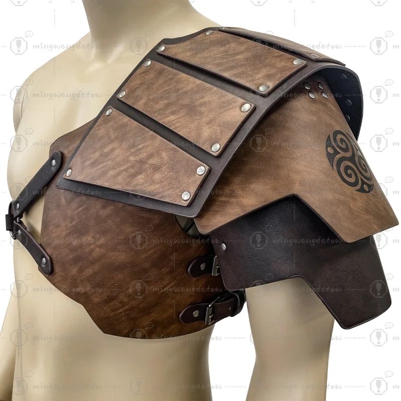 Cosplay Props - 中世風片側肩甲 北欧風バイキング肩甲 レトロコスプレ舞台小道具