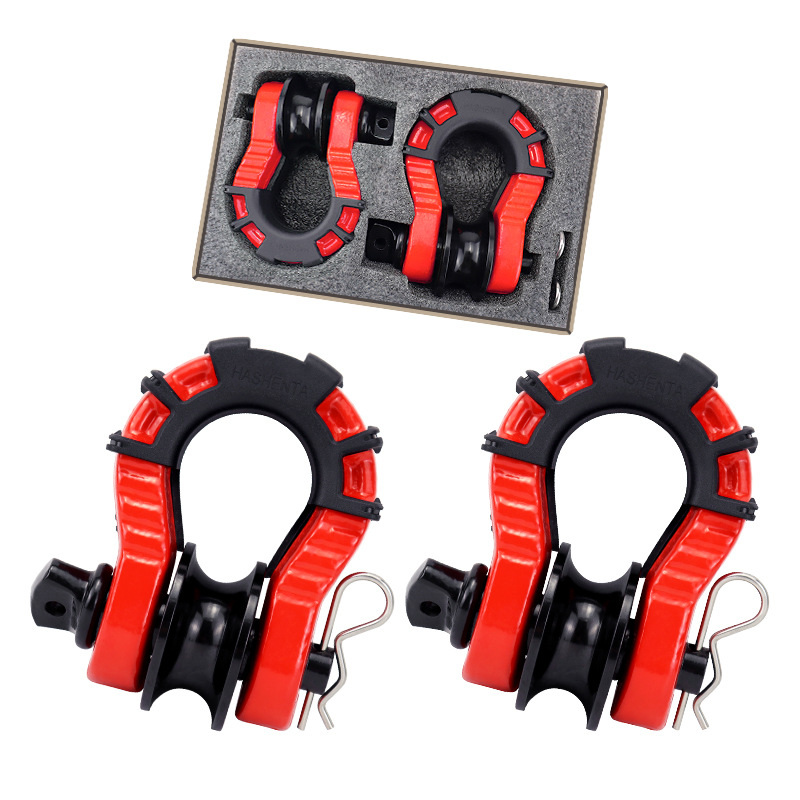 D Ring Strap - 2 個のシャックル プーリー アップグレード 3/4 インチ