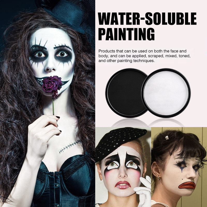 6色の水で活性化するフェイス＆ボディペイント、ブラシ1本付き - Cosplay Prop Paint のレビューと価格