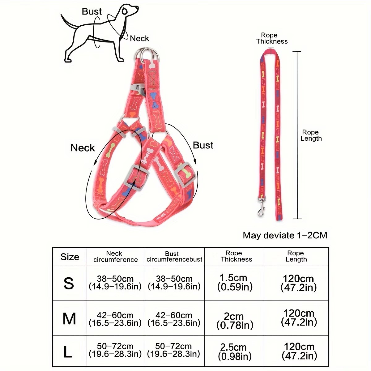 調節可能な犬用ハーネス、クイックリリースバックル付き、耐久性 - D Ring Strap のレビューと価格