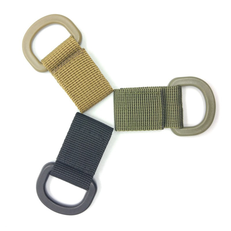 戦術的なウェビング D リングフックハンガーベルトモールギア - D Ring Strap のレビューと価格