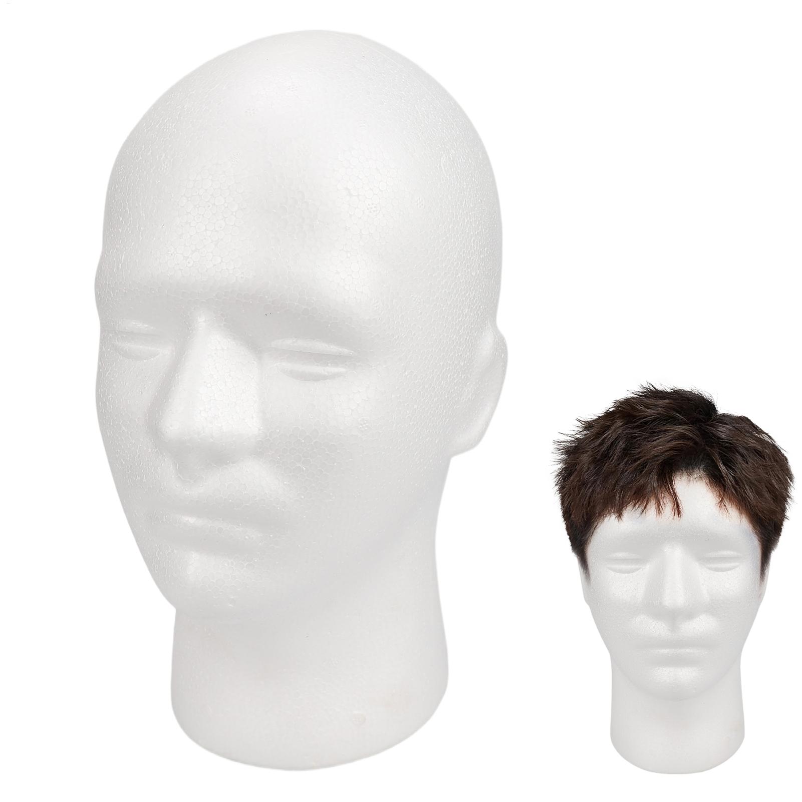 マネキンヘッド メンズ帽子 ショーモデル ブラケットスタンド - Cosplay Prop Foam のレビューと価格
