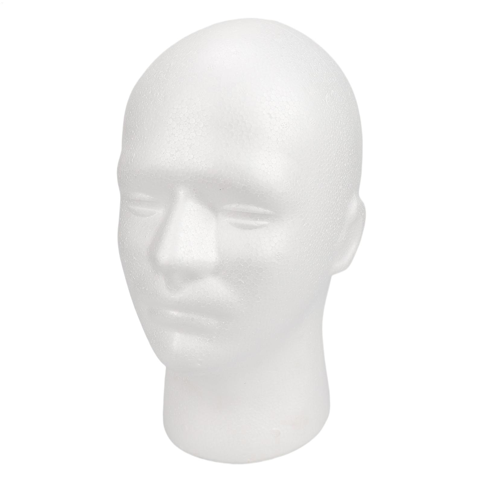 マネキンヘッド メンズ帽子 ショーモデル ブラケットスタンド - Cosplay Prop Foam のレビューと価格