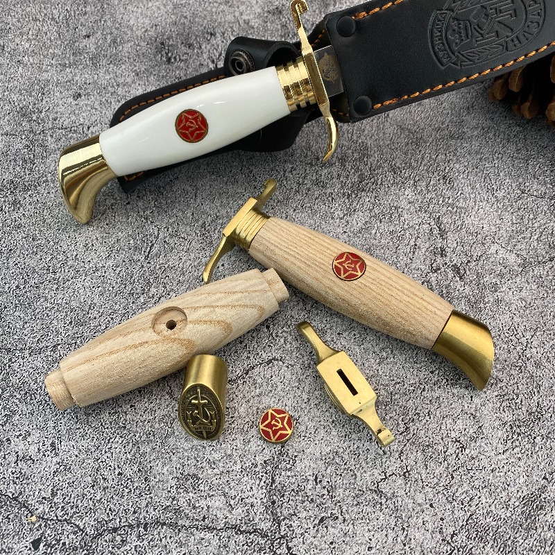 ロシア連邦天然無垢材ハンドル、真鍮保護キット付き、耐久性のあ - Craft Knife Set のレビューと価格
