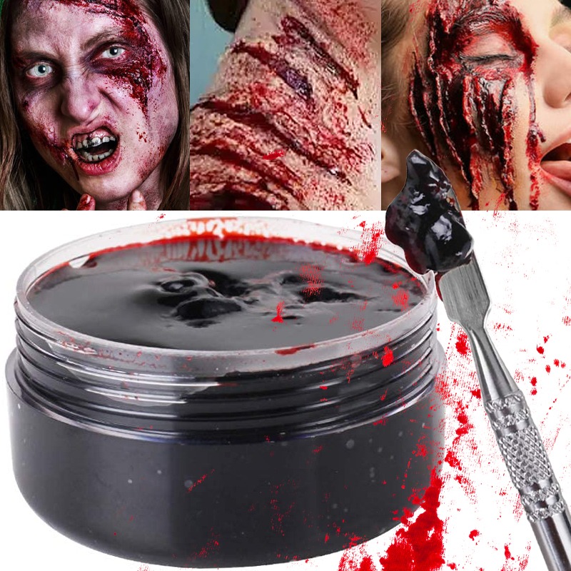 1/3 個ハロウィンブラッドジェル長期的なメイクアップキット - Cosplay Prop Paint のレビューと価格