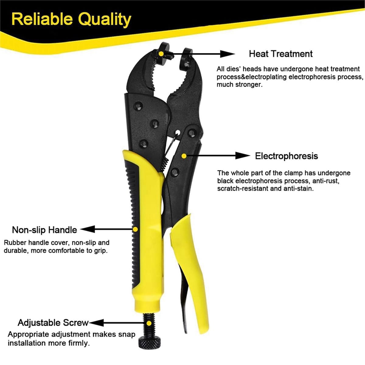 頑丈なスナップファスナーツールキット、25セットのスナップ、 - Snap Plier Setter のレビューと価格