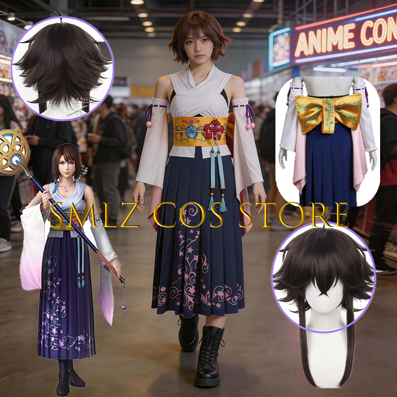 Smlz FFX ユナコスプレアニメ FF10 X 衣装女性 - Cosplay Props のレビューと価格