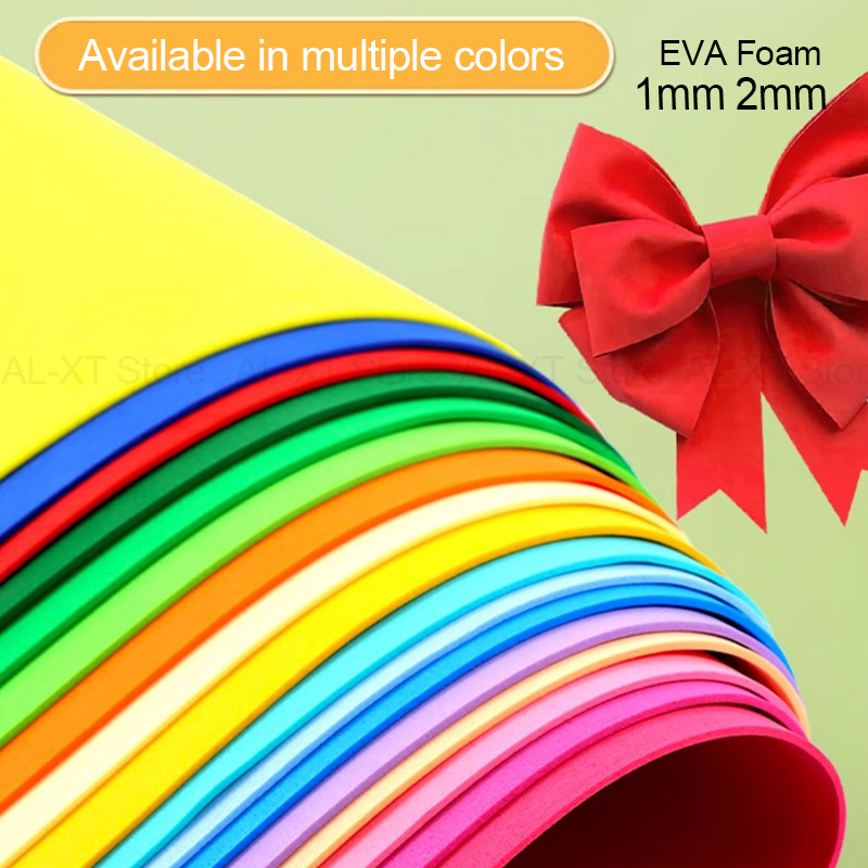 10枚 厚さ1mm 2mm カラーEVAフォームボード ネッ - Cosplay Prop Foam Board のレビューと価格