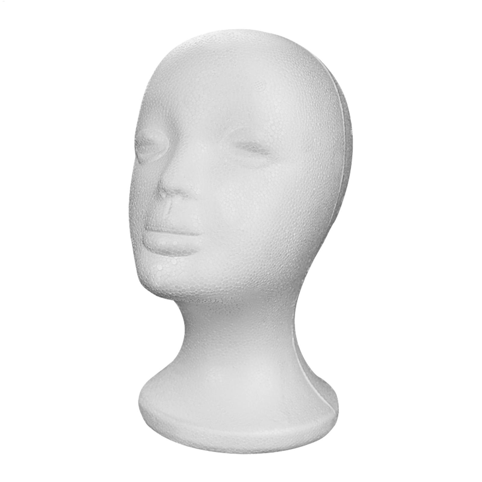 女性発泡スチロールマネキンマネキンヘッドモデル泡かつらヘア軽 - Cosplay Prop Foam のレビューと価格
