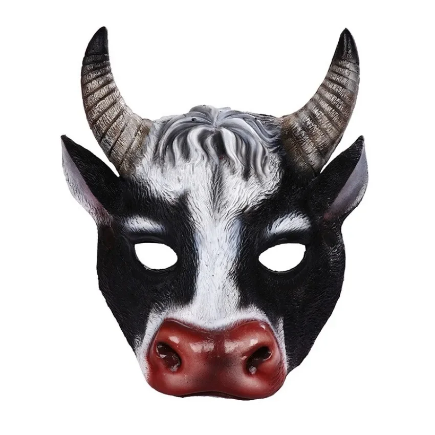 PU フォーム 3D リアルな動物牛頭マスクカーニバルイース - Cosplay Prop Foam のレビューと価格