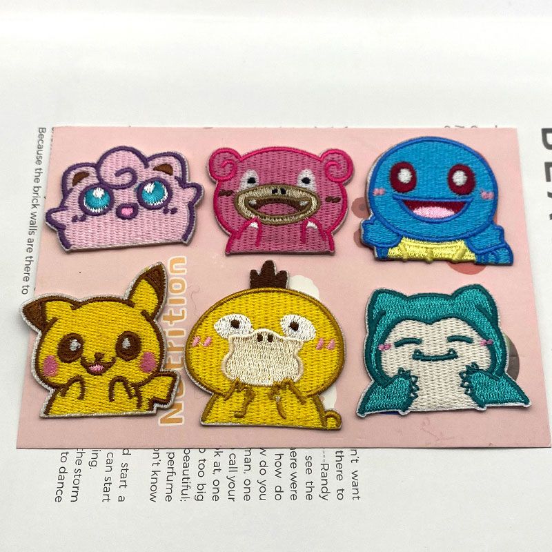 ポケモン自己粘着刺繍パッチセット アニメ柄 DIYクラフトア - Cosplay Prop Patterns のレビューと価格