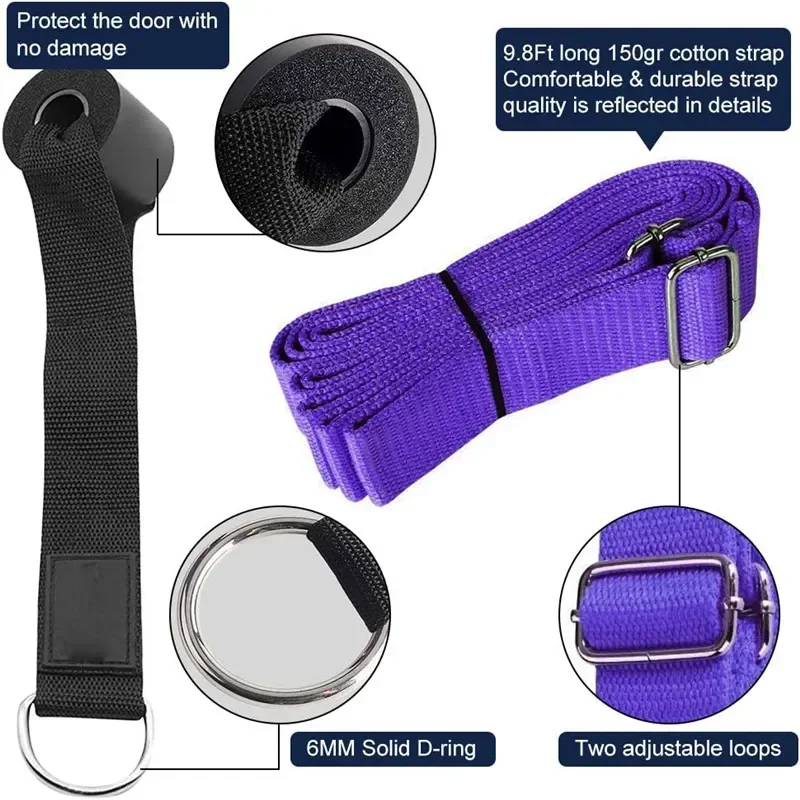 3M ドアフレキシビリティストレッチヨガストレッチストラップ - D Ring Strap のレビューと価格