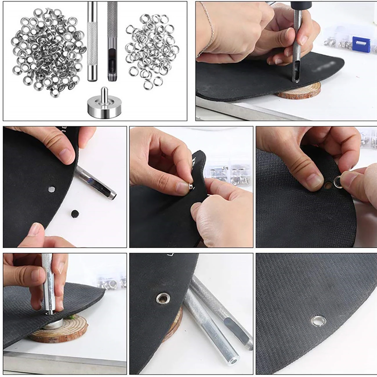 5MM アイレット取り付けプライヤー 300 個のカラーアイ - Snap Plier Setter のレビューと価格