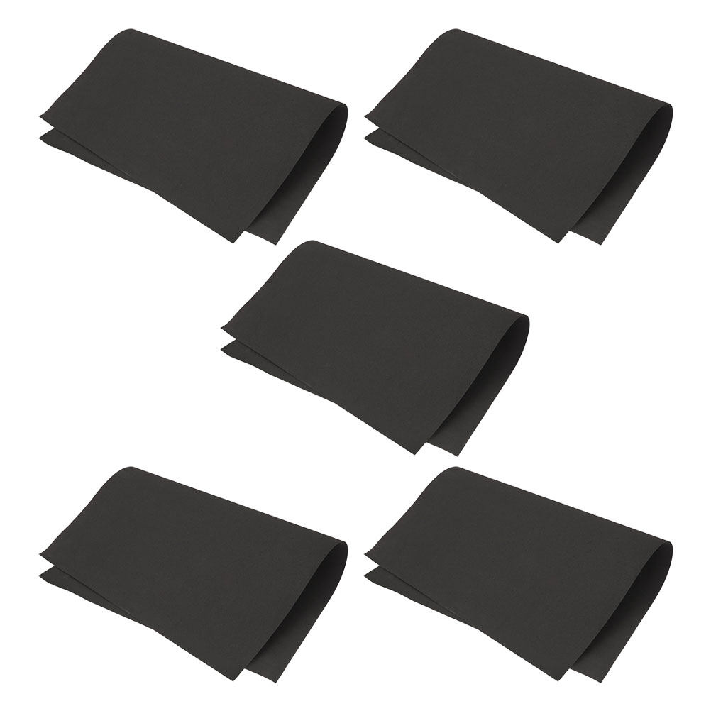5枚入りEVAフォームシート ブラック クラフトフォームボー - Cosplay Prop Foam Board のレビューと価格