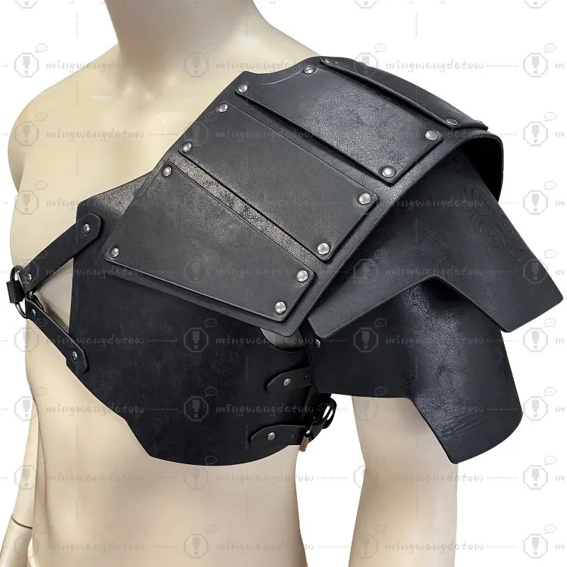 中世風片側肩甲 北欧風バイキング肩甲 レトロコスプレ舞台小道 - Cosplay Props のレビューと価格