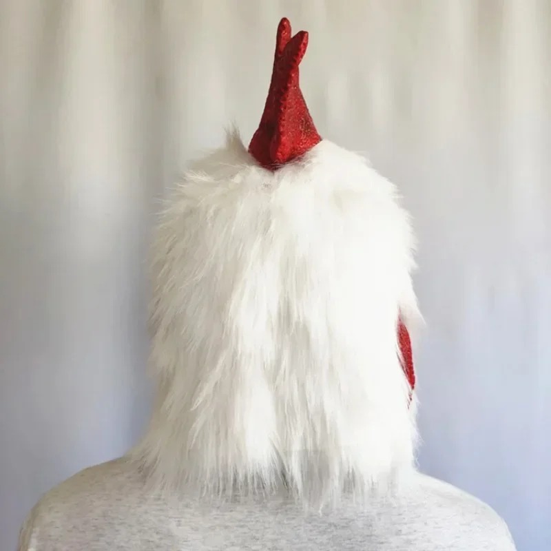 コスプレ用のかわいい動物の雄鶏のくちばし型マスク、鶏の羽根付 - Cosplay Prop Foam のレビューと価格