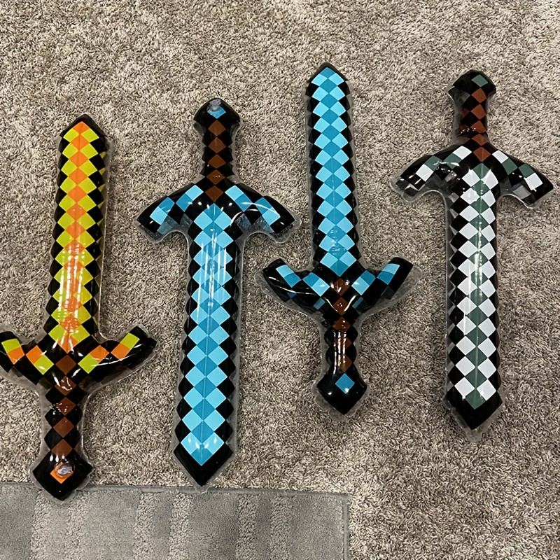 3個入り ピクセルスタイル インフレータブルソード おもちゃ - Cosplay Prop Dagger のレビューと価格