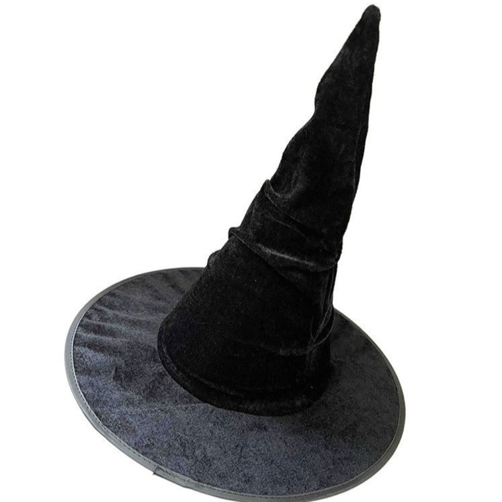 収納が簡単なベルベットハロウィン魔女帽子折りたたみパーティー - Easy Cosplay Prop のレビューと価格