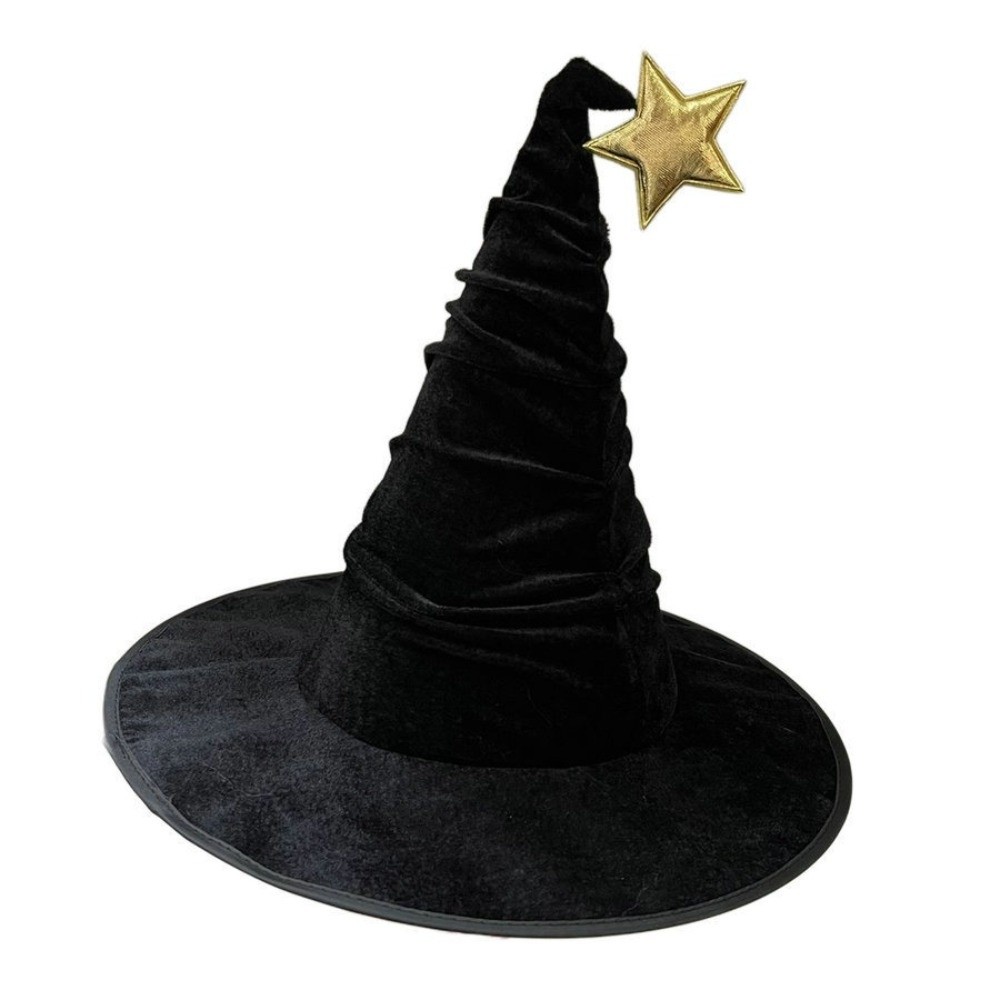 収納が簡単なベルベットハロウィン魔女帽子折りたたみパーティー - Easy Cosplay Prop のレビューと価格