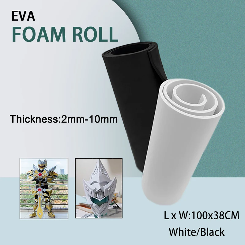 EVA フォームロール スポンジ紙 厚さ 2mm-10mm  - Craft Foam Roll のレビューと価格
