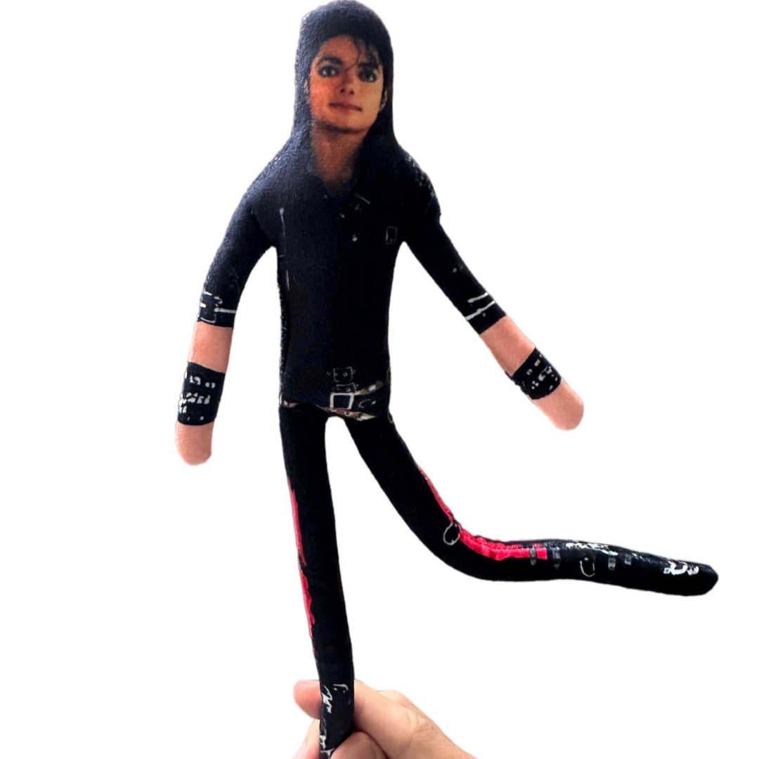 1-6 個マイケル・ジャクソンコスプレ小道具人形ぬいぐるみフ - Cosplay Props のレビューと価格
