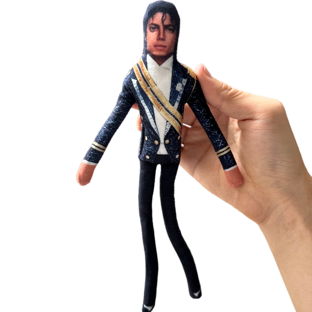1-6 個マイケル・ジャクソンコスプレ小道具人形ぬいぐるみフ - Cosplay Props のレビューと価格