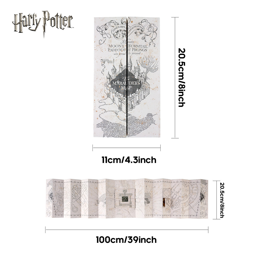 1PC マローダーズ魔法学校の地図魔法のコスプレ小道具映画ア - Cosplay Props のレビューと価格